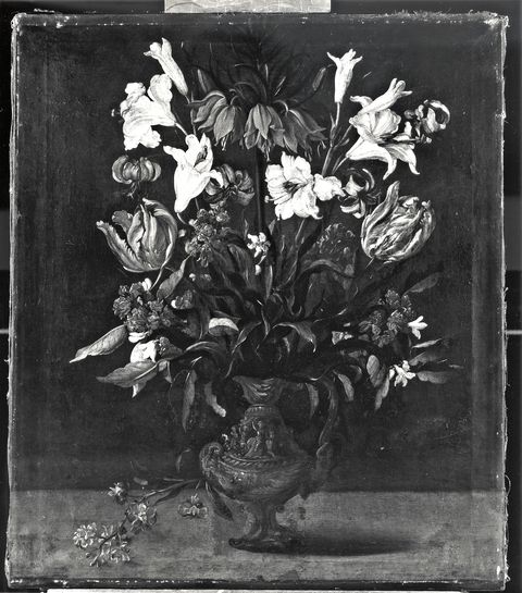 Sotheby's — Autore non indicato - sec. XVII - Natura morta con vaso di fiori — insieme